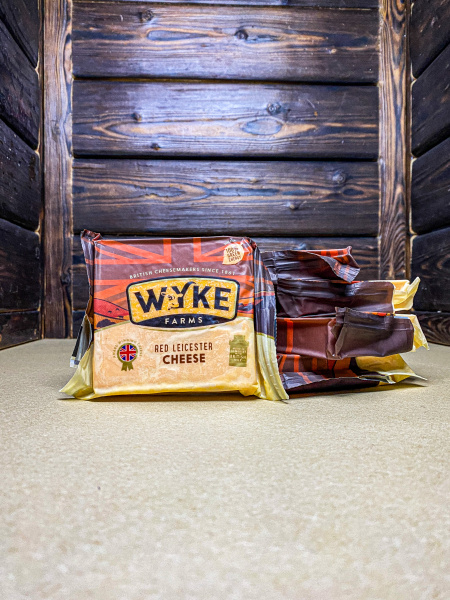 СЫР ЧЕДДЕР РЕД ЛЕЙСТЕР 10 МЕС "WYKE FARMS" 200 Г СЫР ЧЕДДЕР РЕД ЛЕЙСТЕР 10 МЕС "WYKE FARMS" 200 Г