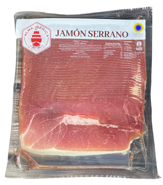 ХАМОН СЕРРАНО 12 МЕС "ALMA IBERICA" 500 Г