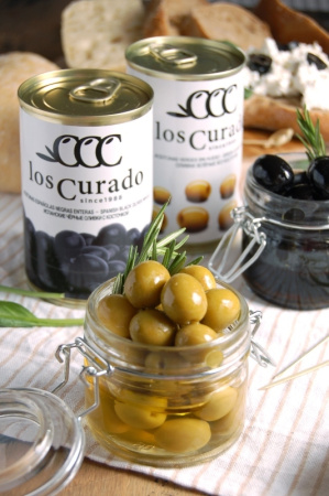 ОЛИВКИ ЗЕЛЁНЫЕ С КОСТОЧКОЙ "LOS CURADO" 300 Г