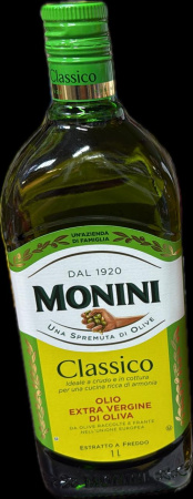 ОЛИВКОВОЕ МАСЛО MONINI CLASSICO EXTRA VIRGIN, 1 Л